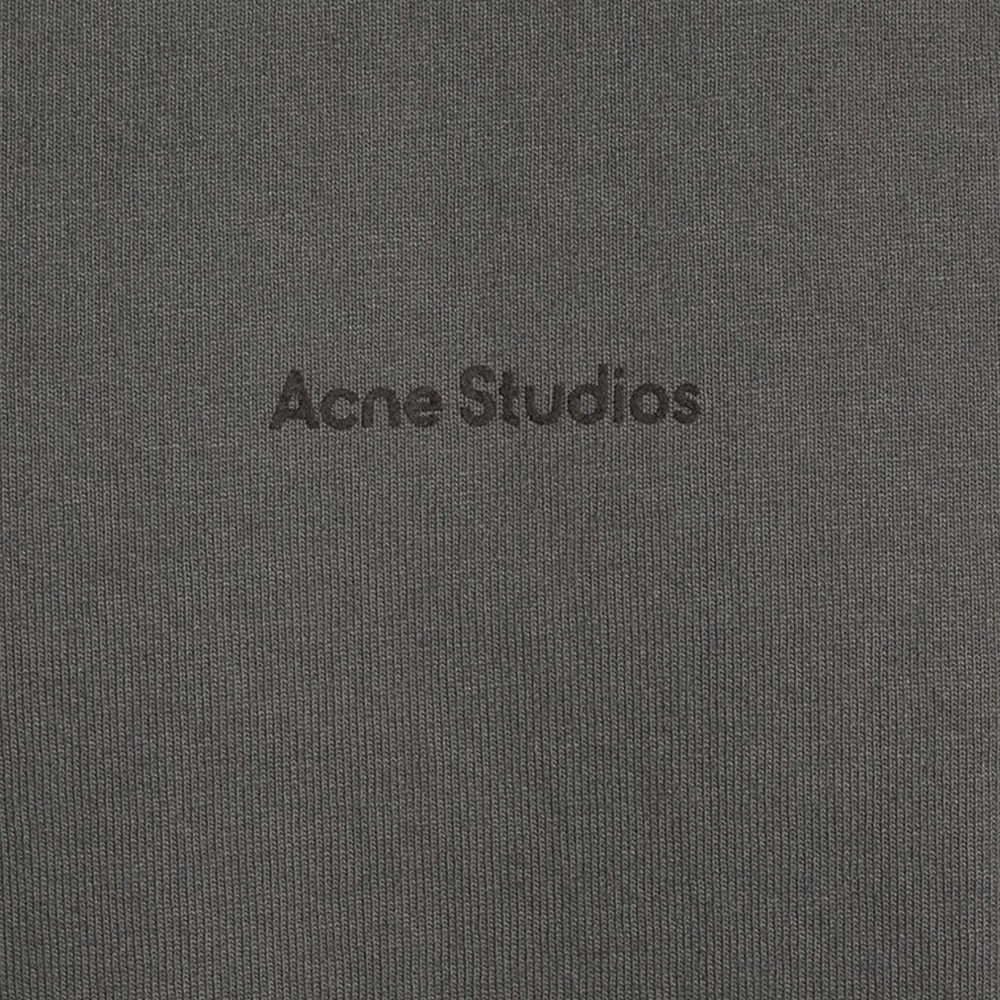 ACNE STUDIOS  Gray Men's Casual Cotton Logo T-Shirt size extra small - Picture 6 of 10